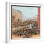 Mass Demonstration in Moscow in 1917, 1917-Wassily Meshkov-Framed Giclee Print