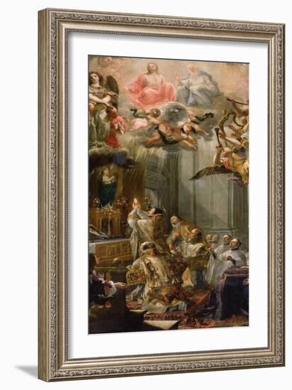 Mass for the Order of Trinitarians, 1666-Don Juan Carreño de Miranda-Framed Giclee Print