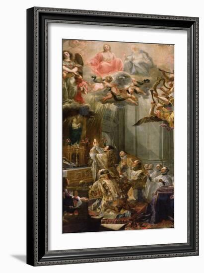 Mass for the Order of Trinitarians, 1666-Don Juan Carreño de Miranda-Framed Giclee Print