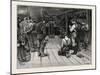 Mass in a Lumber Shanty, Lumbering, Canada, Nineteenth Century-null-Mounted Giclee Print