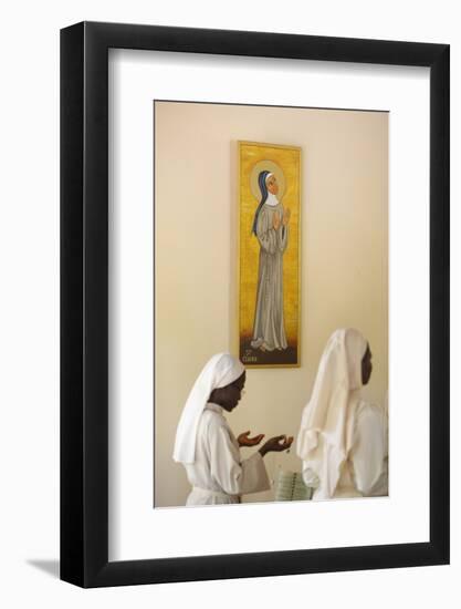 Mass in Akepe Catholic Monastery, Akepe, Togo-Godong-Framed Photographic Print