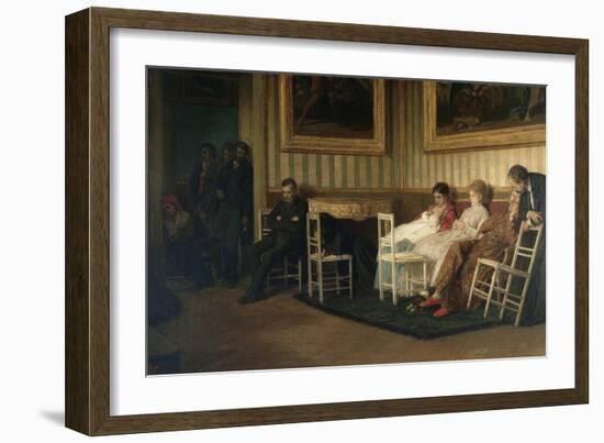 Mass in House-Gioacchino Toma-Framed Giclee Print