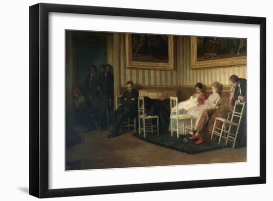 Mass in House-Gioacchino Toma-Framed Giclee Print