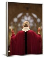 Mass in Quimper Cathedral, Quimper, Finistere, Brittany, France, Europe-null-Framed Photographic Print