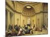 Mass in the Expiatory Chapel, 1830-48-Lancelot Theodore Turpin de Crisse-Mounted Giclee Print