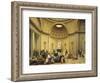 Mass in the Expiatory Chapel, 1830-48-Lancelot Theodore Turpin de Crisse-Framed Giclee Print