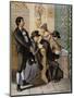 Mass in Tyrol, 1870, Austria-null-Mounted Premium Giclee Print