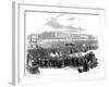 Mass Meeting of Chartists on Kennington Common, London, 10 April 1848-null-Framed Giclee Print