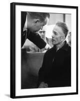 Mass Murderer Ed Gein Getting Advice from His Lawyer, William Belter Waushara County-Francis Miller-Framed Premium Photographic Print