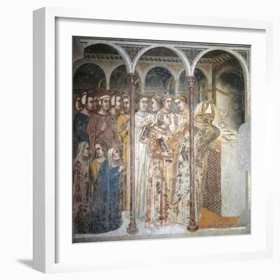 Mass of Saint Martin-null-Framed Giclee Print