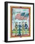 Mass-Produced Illustration of the Victory March, 1945-null-Framed Giclee Print