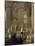 Mass Said by the Canon De La Porte, or the Main Altar of Notre Dame, Paris, 1708-1710-null-Mounted Giclee Print