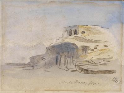 Massa Forno, Gozo, Malta, 1866' Giclee Print - Edward Lear | AllPosters.com