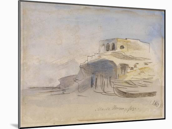 Massa Forno, Gozo, Malta, 1866-Edward Lear-Mounted Giclee Print