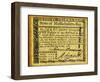 Massachusetts Banknote-null-Framed Giclee Print