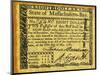 Massachusetts Banknote-null-Mounted Giclee Print