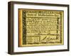 Massachusetts Banknote-null-Framed Giclee Print