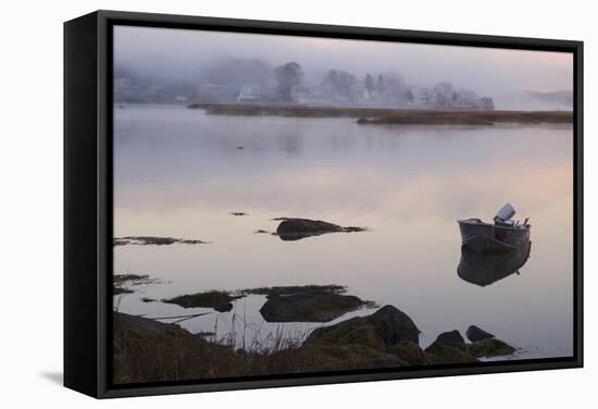 Massachusetts, Cape Ann, Gloucester, Annisquam, Autumn Morning-Walter Bibikow-Framed Stretched Canvas