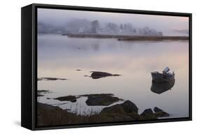 Massachusetts, Cape Ann, Gloucester, Annisquam, Autumn Morning-Walter Bibikow-Framed Stretched Canvas