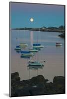 Massachusetts, Cape Ann, Rockport, Rockport Harbor, Moonrise-Walter Bibikow-Mounted Photographic Print