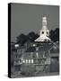 Massachusetts, Cape Ann, Rockport, Town View from Front Beach, USA-Walter Bibikow-Stretched Canvas