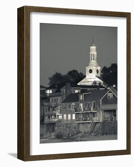 Massachusetts, Cape Ann, Rockport, Town View from Front Beach, USA-Walter Bibikow-Framed Photographic Print