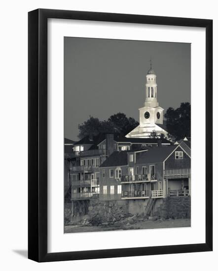 Massachusetts, Cape Ann, Rockport, Town View from Front Beach, USA-Walter Bibikow-Framed Photographic Print