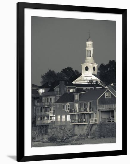 Massachusetts, Cape Ann, Rockport, Town View from Front Beach, USA-Walter Bibikow-Framed Photographic Print