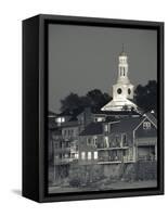 Massachusetts, Cape Ann, Rockport, Town View from Front Beach, USA-Walter Bibikow-Framed Stretched Canvas