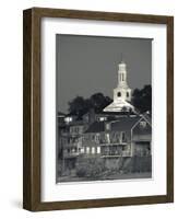 Massachusetts, Cape Ann, Rockport, Town View from Front Beach, USA-Walter Bibikow-Framed Photographic Print