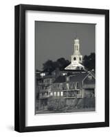 Massachusetts, Cape Ann, Rockport, Town View from Front Beach, USA-Walter Bibikow-Framed Photographic Print