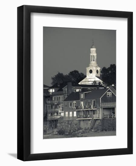 Massachusetts, Cape Ann, Rockport, Town View from Front Beach, USA-Walter Bibikow-Framed Photographic Print
