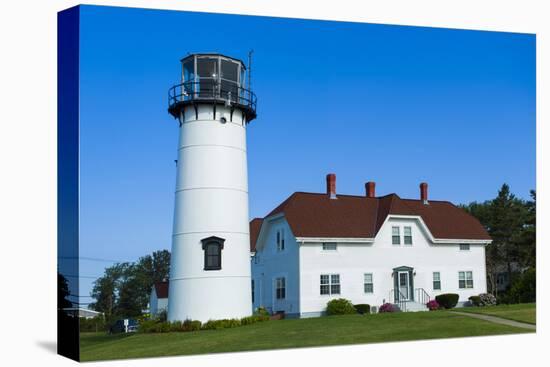 Massachusetts, Cape Cod, Chatham, Chatham Lighthouse-Walter Bibikow-Stretched Canvas