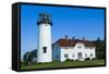 Massachusetts, Cape Cod, Chatham, Chatham Lighthouse-Walter Bibikow-Framed Stretched Canvas