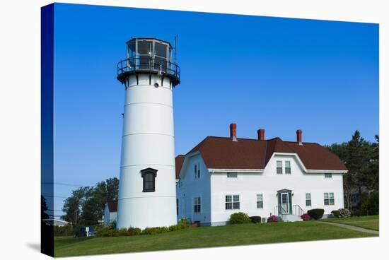 Massachusetts, Cape Cod, Chatham, Chatham Lighthouse-Walter Bibikow-Stretched Canvas