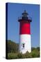 Massachusetts, Cape Cod, Eastham, Nauset Light, Lighthouse-Walter Bibikow-Stretched Canvas