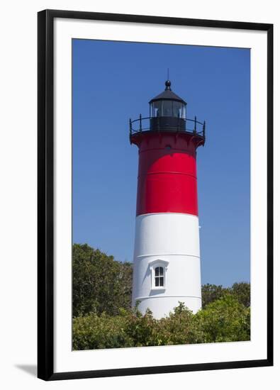 Massachusetts, Cape Cod, Eastham, Nauset Light, Lighthouse-Walter Bibikow-Framed Photographic Print