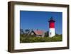 Massachusetts, Cape Cod, Eastham, Nauset Light, Lighthouse-Walter Bibikow-Framed Photographic Print