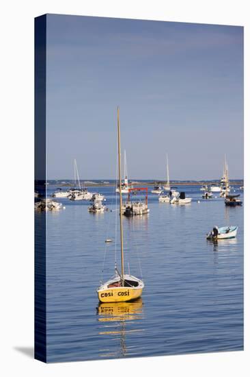 Massachusetts, Cape Cod, Provincetown, the West End, Boats-Walter Bibikow-Stretched Canvas