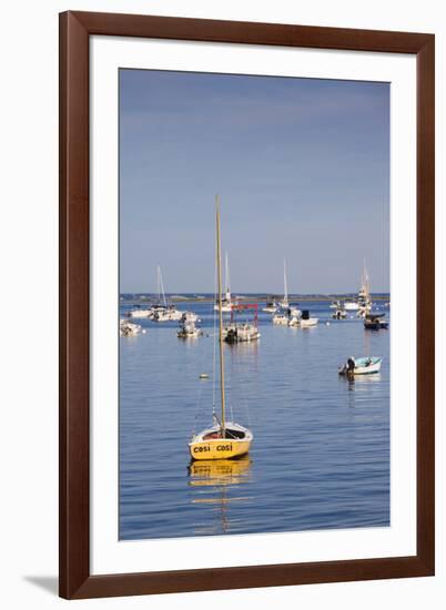 Massachusetts, Cape Cod, Provincetown, the West End, Boats-Walter Bibikow-Framed Premium Photographic Print