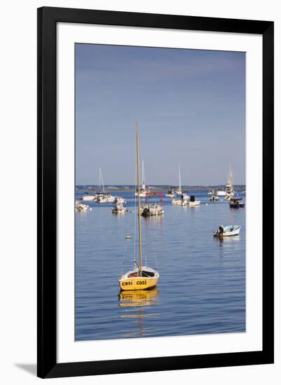 Massachusetts, Cape Cod, Provincetown, the West End, Boats-Walter Bibikow-Framed Premium Photographic Print