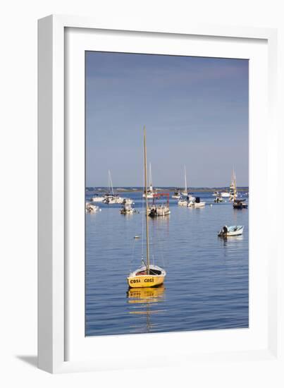 Massachusetts, Cape Cod, Provincetown, the West End, Boats-Walter Bibikow-Framed Photographic Print