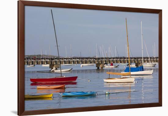 Massachusetts, Cape Cod, Provincetown, the West End, Boats-Walter Bibikow-Framed Photographic Print