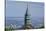 Massachusetts, Cape Cod, Provincetown, View of Town Hall and Harbor-Walter Bibikow-Stretched Canvas