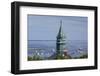 Massachusetts, Cape Cod, Provincetown, View of Town Hall and Harbor-Walter Bibikow-Framed Photographic Print