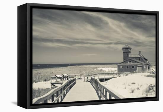 Massachusetts, Cape Cod, Race Point, Old Harbor Life Saving Station-Walter Bibikow-Framed Stretched Canvas