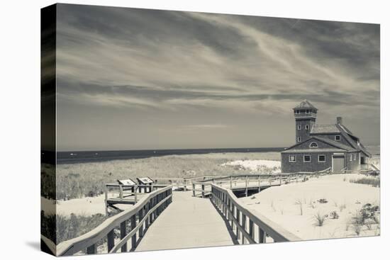 Massachusetts, Cape Cod, Race Point, Old Harbor Life Saving Station-Walter Bibikow-Stretched Canvas