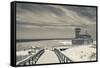 Massachusetts, Cape Cod, Race Point, Old Harbor Life Saving Station-Walter Bibikow-Framed Stretched Canvas