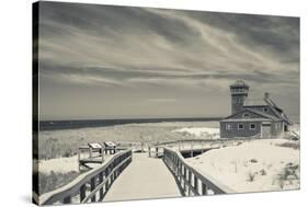 Massachusetts, Cape Cod, Race Point, Old Harbor Life Saving Station-Walter Bibikow-Stretched Canvas