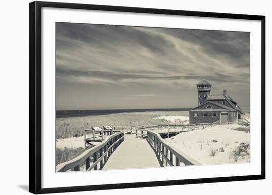 Massachusetts, Cape Cod, Race Point, Old Harbor Life Saving Station-Walter Bibikow-Framed Photographic Print